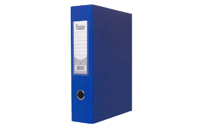 PASTA REGISTRADORA AZ OFÍCIO LOMBO LARGO USUAL AZUL - 28X8X34,5CM - UNDIDADE | FRAMA