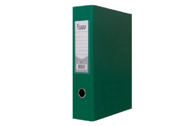 REGISTRADORA AZ OFÍCIO LOMBO LARGO USUAL VERDE - 28X8X34,5CM - UNDIDADE | FRAMA