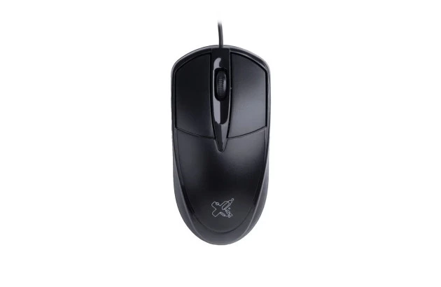 MOUSE COM FIO UNIVERSITARIO 1200 DPI USB 2.0 PRETO MAXPRINT - 60000134