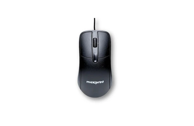 MOUSE OFFICEEASY COM FIO USB 2.0 1200DPI PRETO CABO 1.35CM MAXPRINT -  60000154