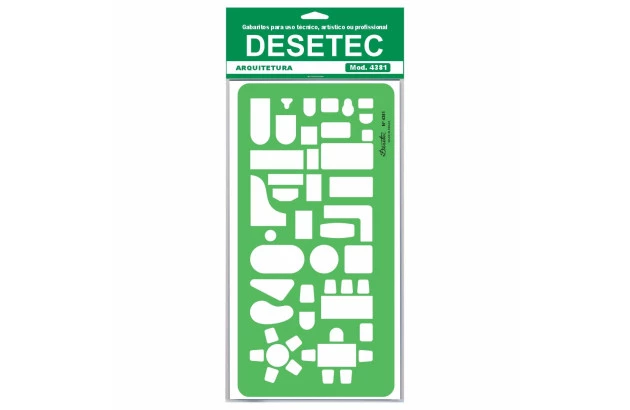 GABARITO SANITÁRIOS ESCALA 1:50 | TRIDENT MOD. 4381