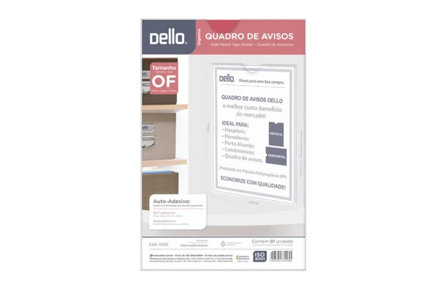 QUADRO DE AVISOS OFÍCIO MULTIUSO 0532H DELLO