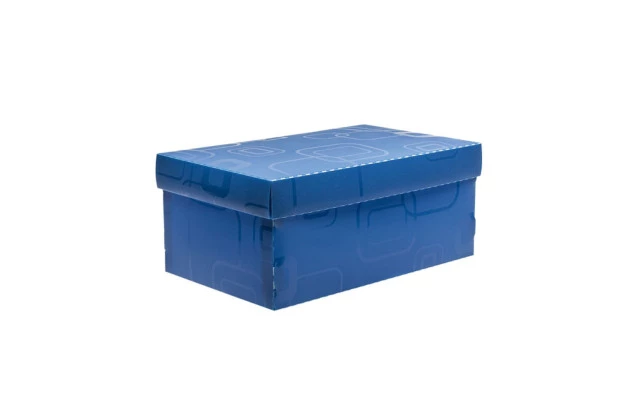 CAIXA ORGANIZADORA MINI SAPATO AZUL 2169C DELLO