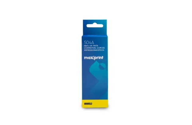 REFIL DE TINTA EPSON COMPATIVEL T504A 70ML AMARELO EPS YELG - MAXPRINT 61000023