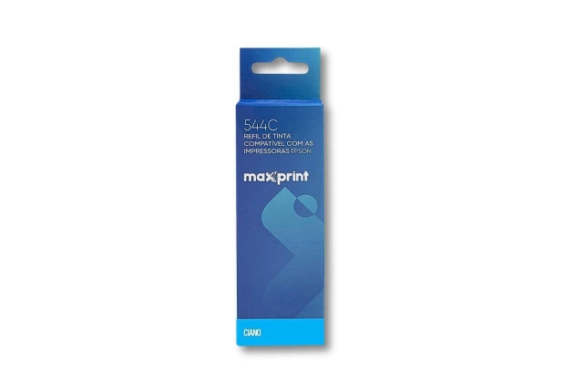 REFIL DE TINTA EPSON COMPATIVEL T544C 70ML AZUL T544220 - MAXPRINT 61000021