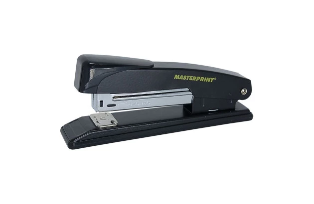 GRAMPEADOR 20F METAL TAMANHO 12,5CM PRETO – 24/6 26/6, PAPEL | MASTERPRINT MP 301