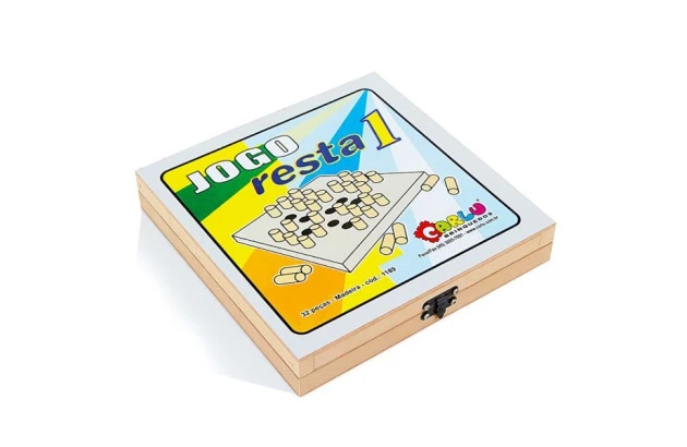 JOGO RESTA 1 32 PEÇAS MDF 1189 CARLU