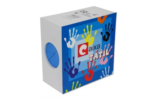 BRINQUEDO EDUCATIVO SENSORIAL CAIXA TATIL TEXTURAS DIFERENTES + 2 ANOS 3113 CARLU