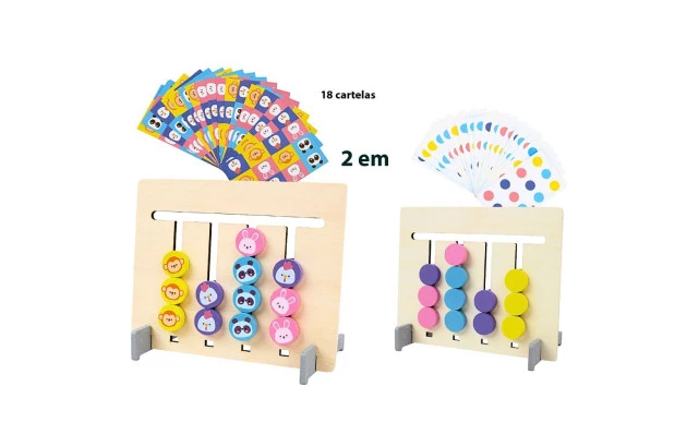 BRINQUEDO EDUCATIVO BALANÇA BARCO  EM MADEIRA +3ANOS - EDUCA PLAY |  LINHA INCLUSIVA