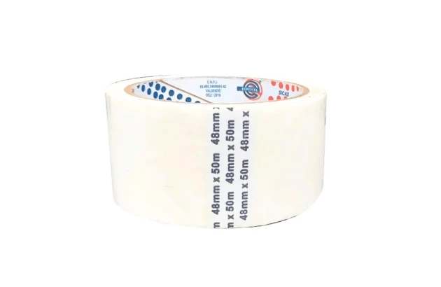 FITA ADESIVA PP 32 COLORIDO 48X50 BRANCA EUROCEL