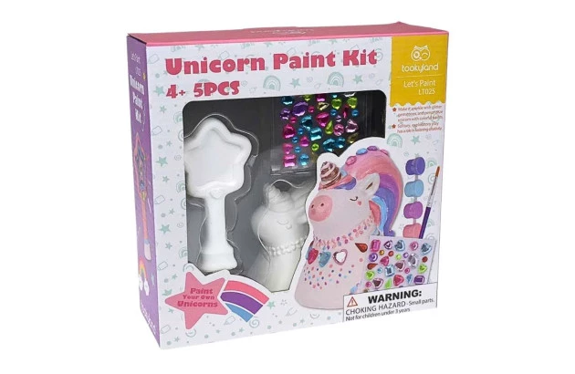 KIT PINTURA UNICÓRNIO | UNICORN PAINT KIT 5 PCS - TOOKLAND