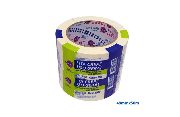 FITA CREPE DE PAPEL 48X50 MSK 6140 EUROCEL