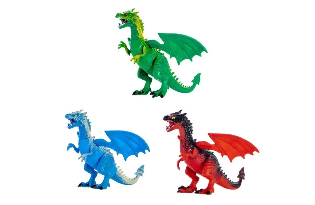 BRINQUEDO DRAGAO MEDIEVAL 16CM ART BRINK