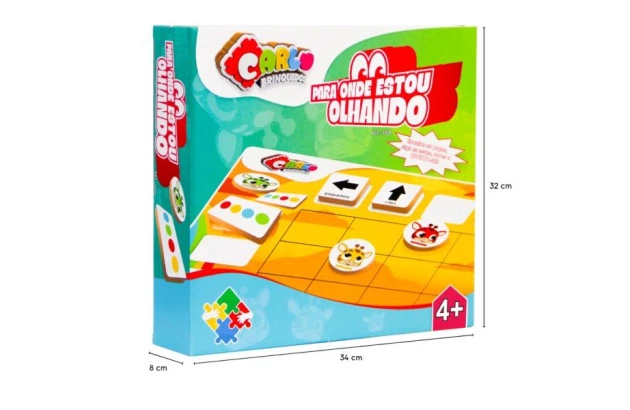 JOGO PARA ONDE ESTOU OLHANDO + 3 ANOS INCLUSIVO 3200 CARLU