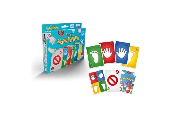 JOGO DE CARTAS DESAFIO AMARELINHA PAIS E FILHOS