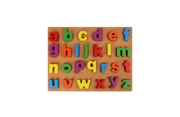 BRINQUEDO ABC EM MADEIRA MINUSCULO + 3 ANOS PAIS E FILHOS