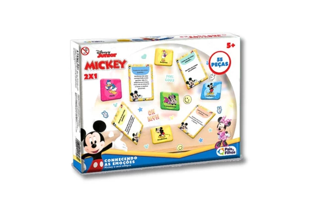 JOGO DE TABULEIRO CONHECENDO AS EMOÇÕES MICKEY E SEUS AMIGOS