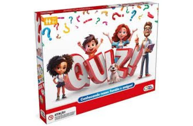 JOGO DE TABULEIRO QUIZ  TOP LINE  + 7 ANOS | PAIS & FILHOS REF 792463