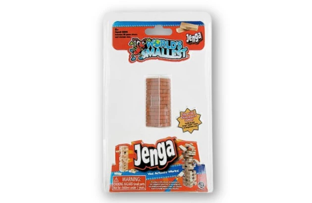JOGO DE TABULEIRO JENGA MINIATURA JOGÁVEL | O MENOR JENGA DO MUNDO