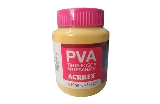 TINTA PVA FOSCA PARA ARTESANATO 250ML CAMURCA 525 - UNIDADE | ACRILEX 3225