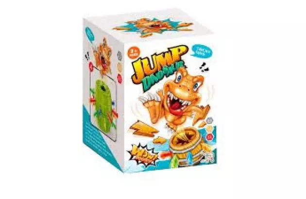 JOGO PULA DINO + 3 ANOS - 1 A 4 JOGADORES | PAIS & FILHOS REF 792522