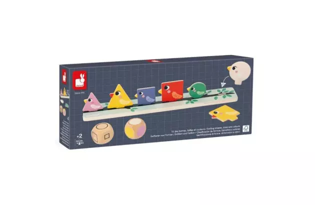 BRINQUEDO PASSAROS ACIMA DE 2 ANOS JANOD