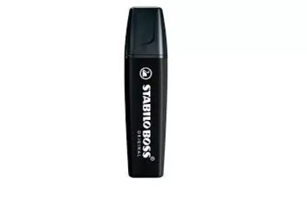 MARCA TEXTO STABILO NATURE COLORS PRETO 70/46 CHANFRADO TRAÇO 2 A 5MM CORES VIBRANTES