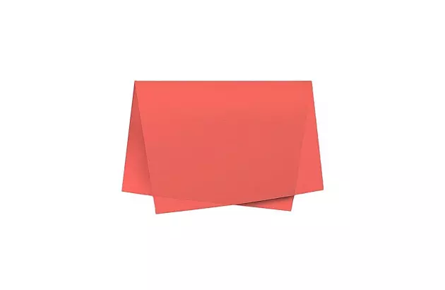 PAPEL DE SEDA VERMELHO 48X60 CM - FOLHA