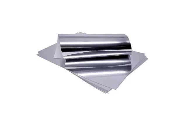 PAPEL CARTOLINA LAMINADO 48X60CM PRATA - FOLHA