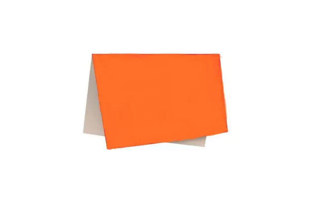 PAPEL CARTÃO FOSCO LARANJA 48X60 CM - FOLHA