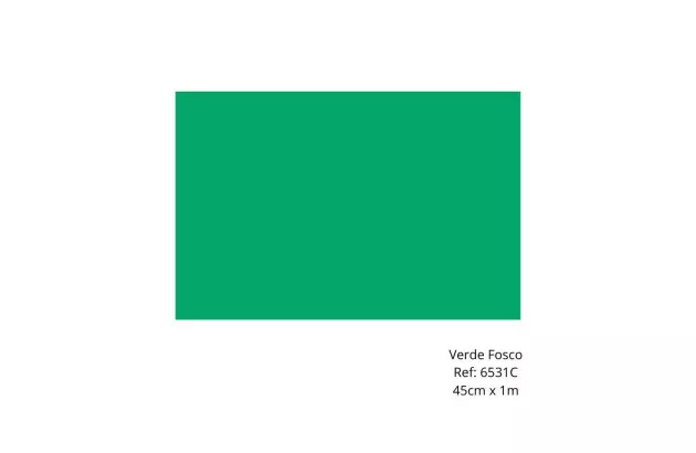 PLÁSTICO ADESIVO FOSCO VERDE 45CM X 1M CONTACT - 6531C