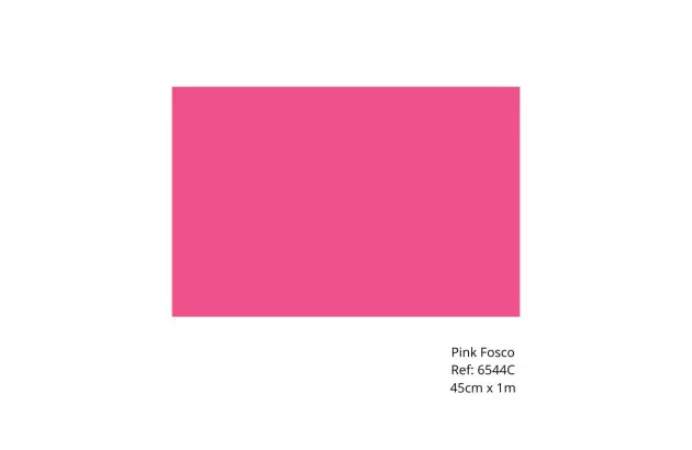 PLÁSTICO ADESIVO FOSCO ROSA PINK 45CM X 1M CONTACT - 50531C