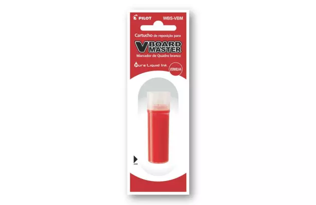 REFIL PARA MARCADOR DE QUADRO BRANCO V-BOARD MASTER VERMELHO - PILOT