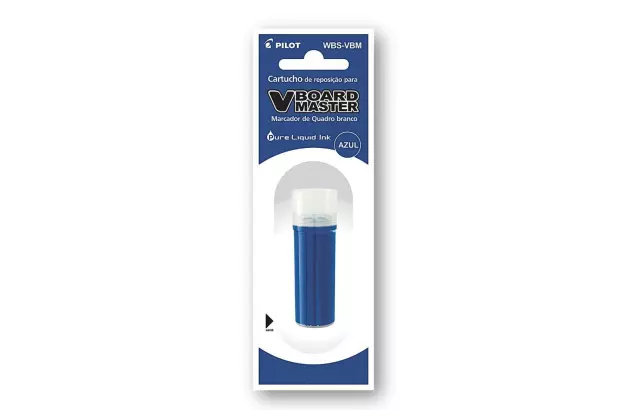 REFIL PARA MARCADOR DE QUADRO BRANCO V-BOARD MASTER AZUL - PILOT