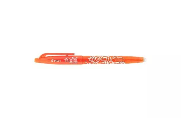 CANETA ESFEROGRÁFICA 0.7 APAGÁVEL FRIXION BALL LARANJA PILOT