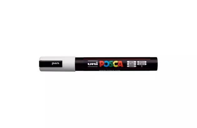CANETA POSCA PC-5MR 1.8-2.5MM BRANCO UNI-BALL