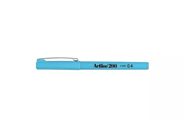 CANETA ARTLINE 200 FINE 0.4MM AZUL CLARO EK-200 | UNIDADE