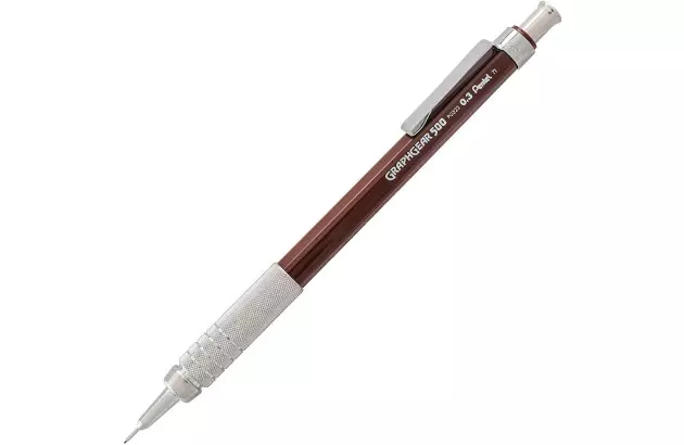 LAPISEIRA 0.3 PENTEL GRAPHGEAR 500 MARROM - GRAFITE TÉCNICO | PENTEL