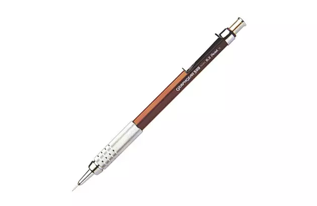 LAPISEIRA 0.3 PENTEL GRAPHGEAR 500 MARROM GRAFITE TÉCNICO | PENTEL