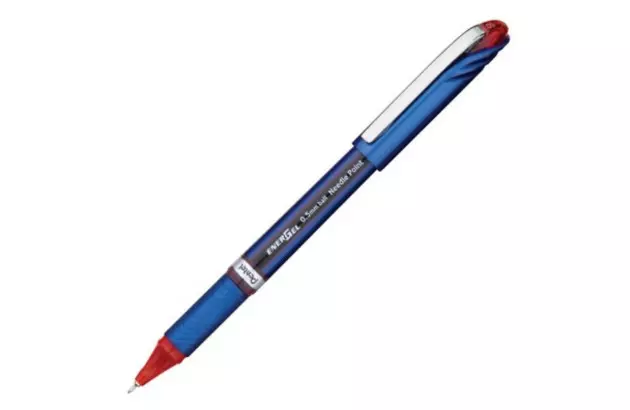 CANETA 0.5 ENERGEL VERMELHA BLN25BX PENTEL