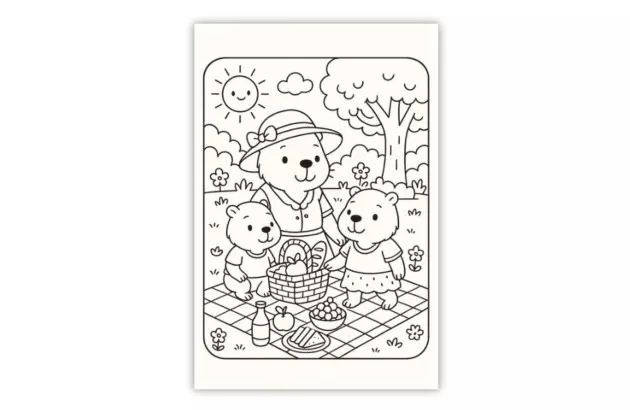 TELA DE PINTURA RISCADA 22X32CM TEMA BOBBIE GOODS INFANTIL - MODELO 01 | TALENTO