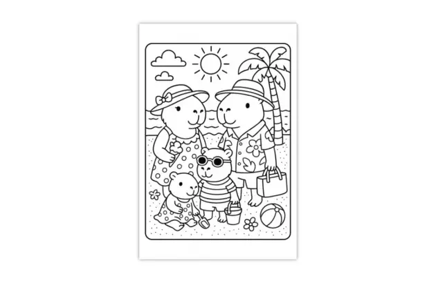 TELA DE PINTURA RISCADA 22X32CM TEMA BOBBIE GOODS INFANTIL - MODELO 06 | TALENTO
