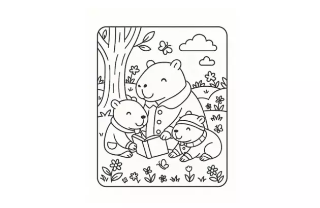 TELA DE PINTURA RISCADA 22X32CM TEMA BOBBIE GOODS INFANTIL - MODELO 04 | TALENTO