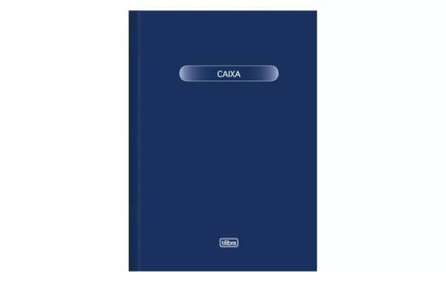 LIVRO CAIXA PEQUENO 100 FOLHAS 153X216MM - CAPA DURA | TILIBRA