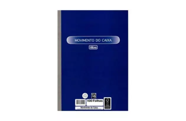 MOVIMENTO DO CAIXA GRANDE 100 FOLHAS 56G/M² 206X310MM | TILIBRA