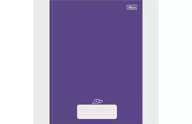 CADERNO CAPA DURA COSTURADO UNIVERSITÁRIO 96F ROXO D+ 200X275MM - UNIDADE | TILIBRA