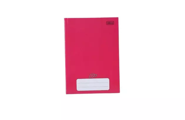 CADERNO 1/4 CAPA DURA COSTURADO 48F ROSA D+ 140X200MM - UNIDADE | TILIBRA