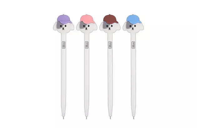 CANETA GEL RETRÁTIL 0.5MM DOGUINHO - TINTA COR PRETA - UNIDADE | TILIBRA