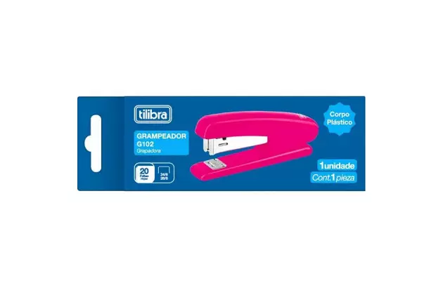 GRAMPEADOR DE MESA 20 FOLHAS G102 ROSA TILIBRA