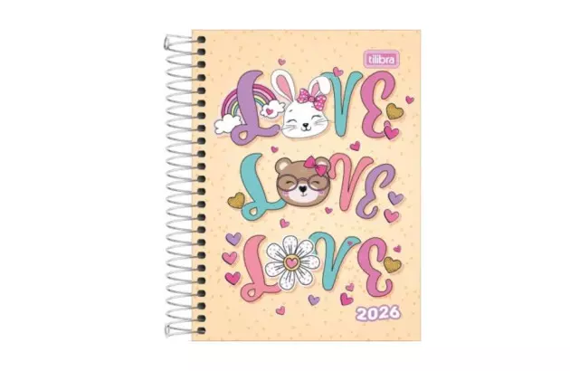 AGENDA ESPIRAL CAPA DURA M5 SPICE F 2026 TILIBRA